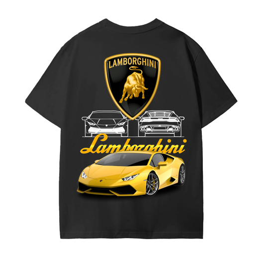 YELLOW LAMBO Cotton T-Shirt