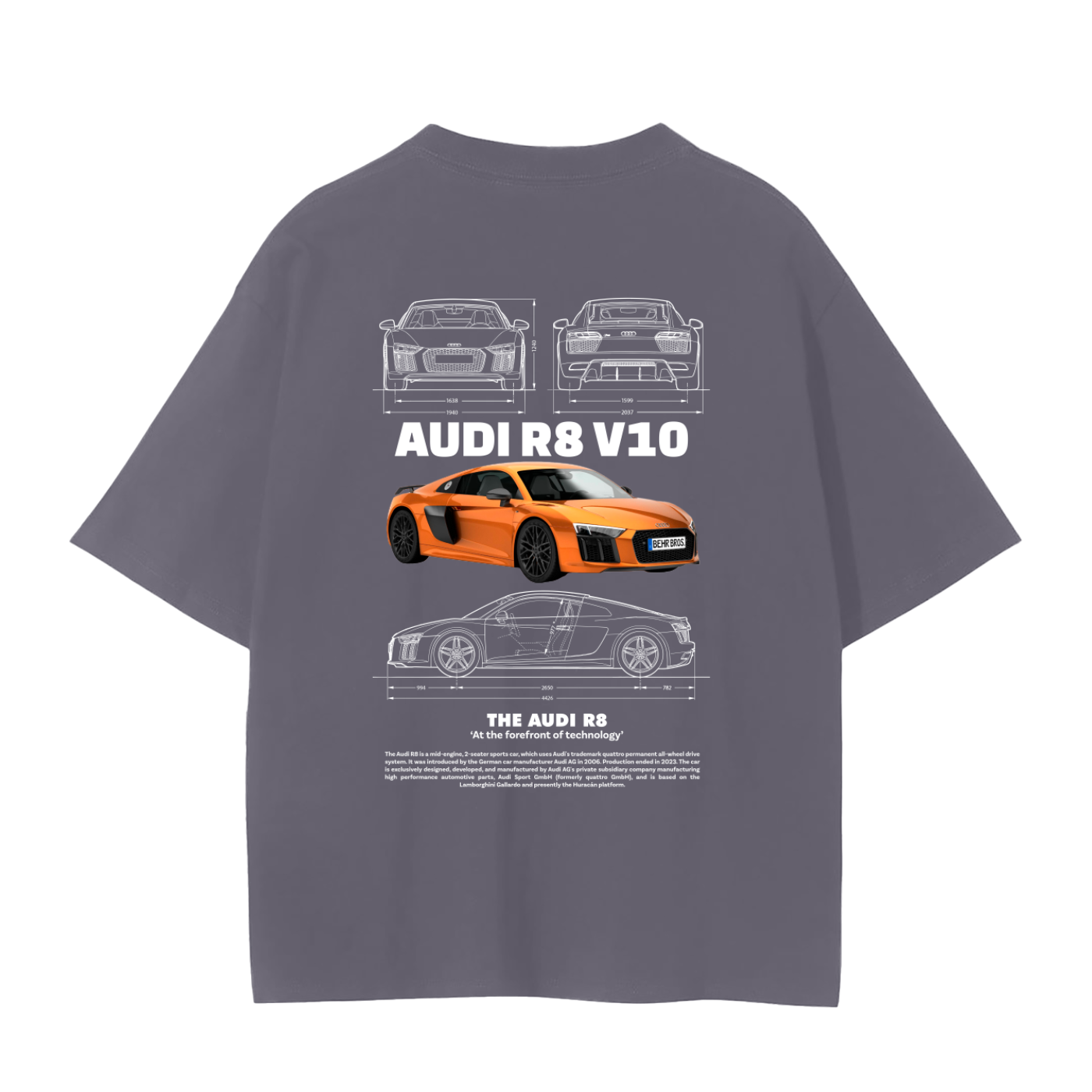 AUDI R8 ORANGE T-Shirt