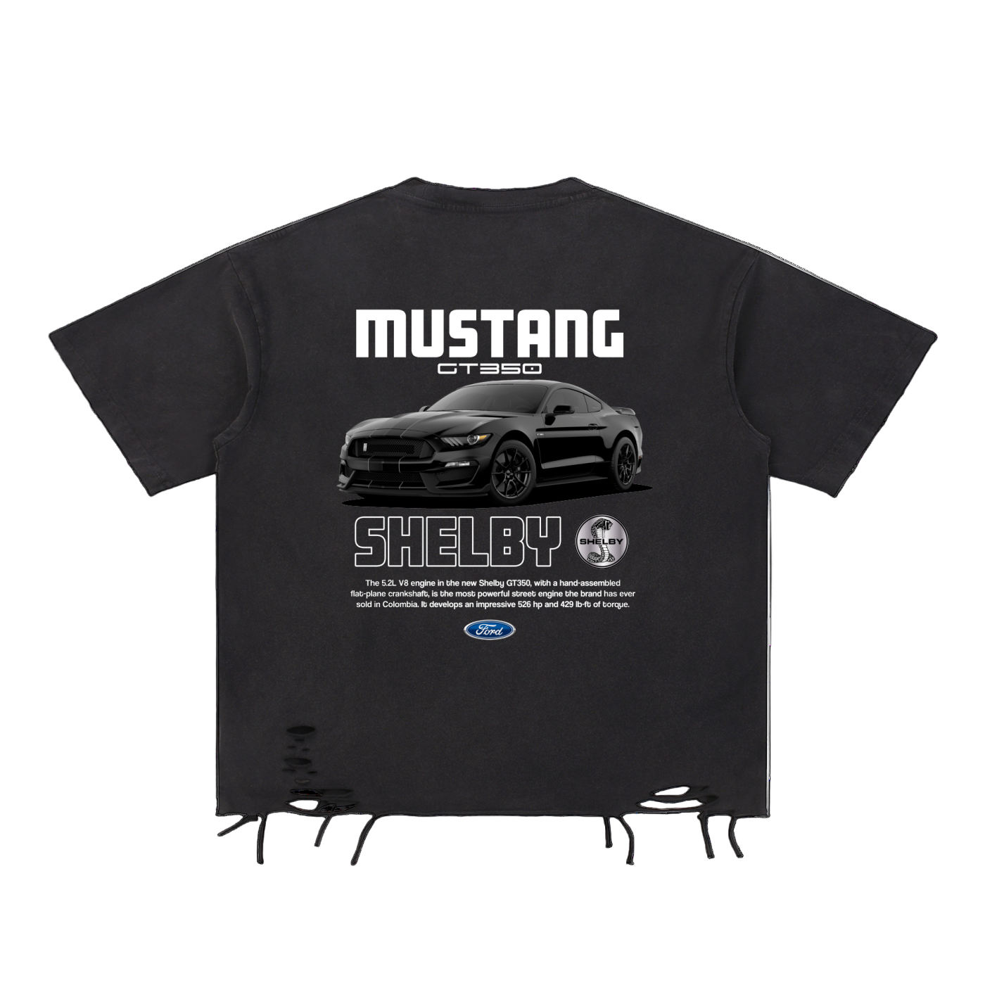 BLACK SHELBY T-SHIRT