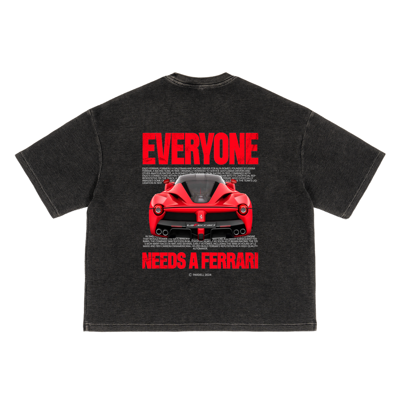 EVERYONE NEED A FERARRI Boxy T-Shirt