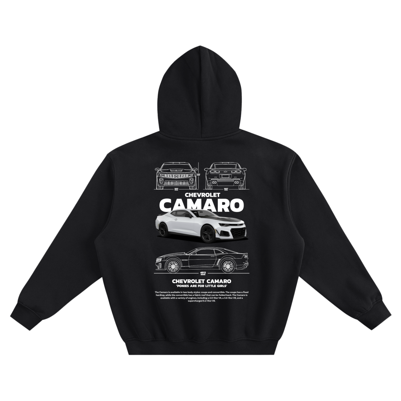 WHITE CAMARO Hoodie