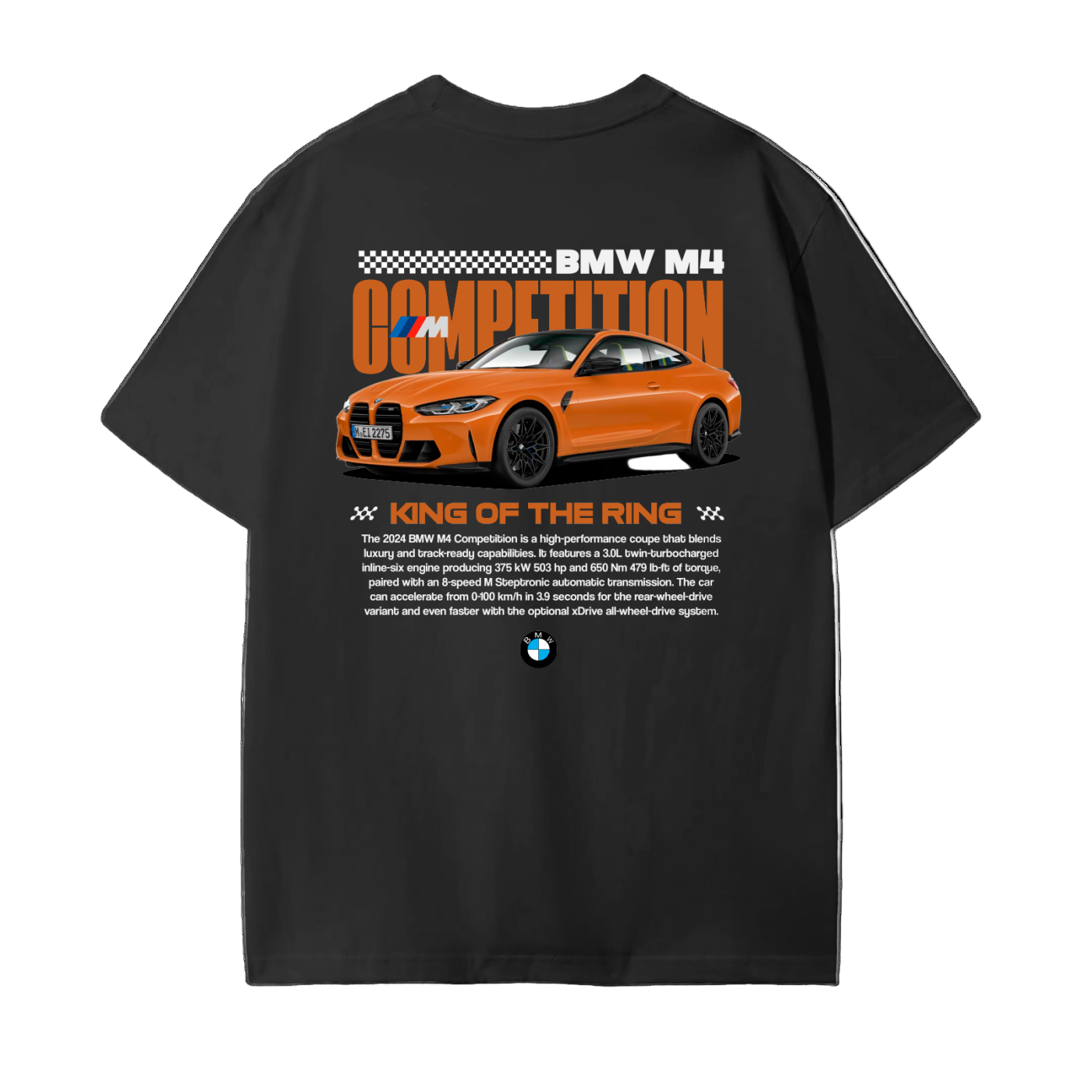 ORANGE M4 Cotton T-Shirt
